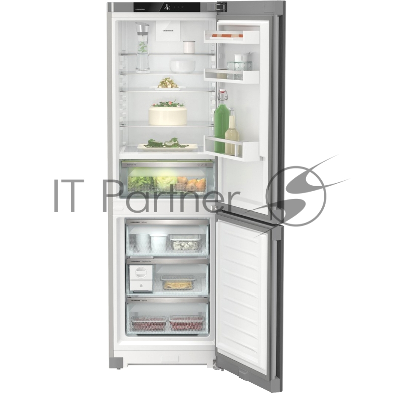 Холодильники LIEBHERR/ Plus, BioFresh 1 контейнер, МК NoFrost, 3 контейнера МК, в. 185,5 см, ш. 60 см, класс ЭЭ A++, внутренние ручки, покрытие SteelFinish