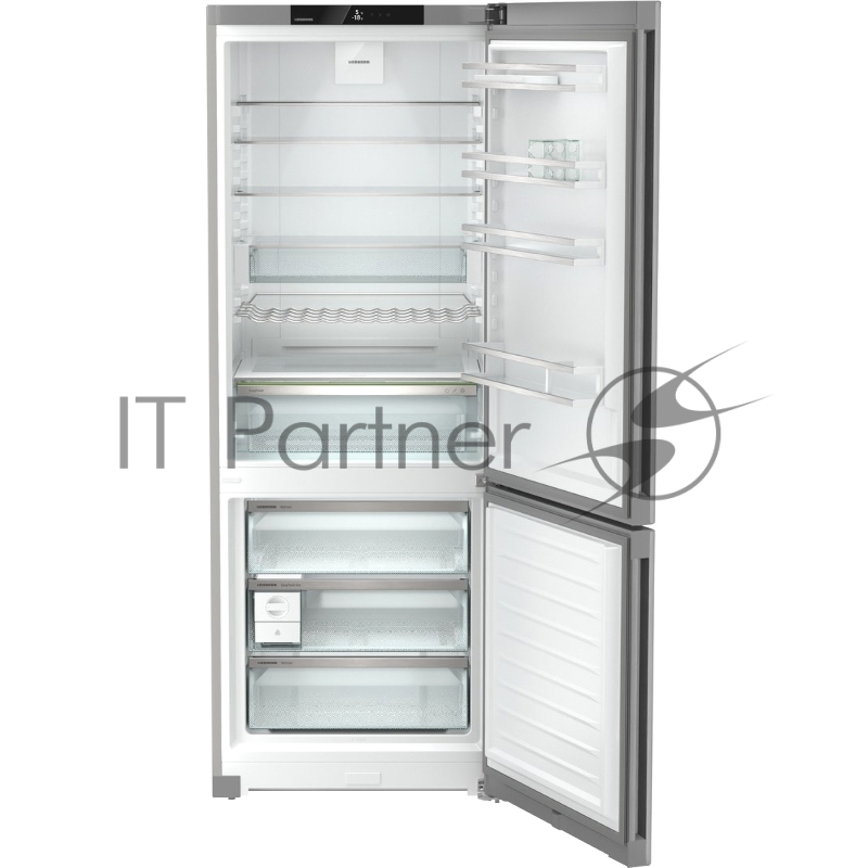 Холодильники LIEBHERR/ Plus, EasyFresh, МК NoFrost, 3 контейнера МК, в. 201,5 см, ш. 75 см, класс ЭЭ A++, внутренние ручки, цвет Steel Finish,,полезный объём: 474 л (346 л + 128 л)