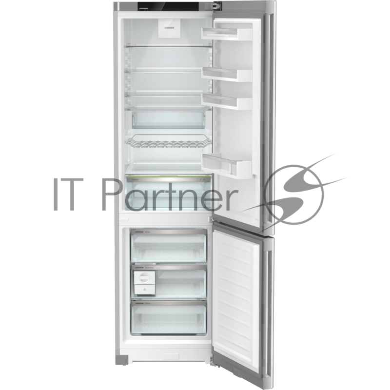 Холодильники LIEBHERR/ Plus, EasyFresh, МК NoFrost, 3 контейнера МК, в. 201,5 см, ш. 60 см, класс ЭЭ A++, внутренние ручки, покрытие SteelFinish,сенсорный дисплей на двери