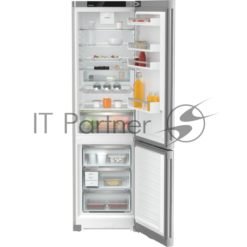 Холодильники LIEBHERR/ Plus, EasyFresh, МК NoFrost, 3 контейнера МК, в. 201,5 см, ш. 60 см, класс ЭЭ A++, внутренние ручки, покрытие SteelFinish,сенсорный дисплей на двери