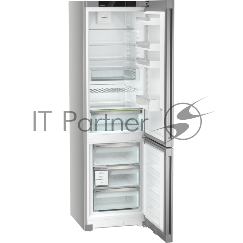 Холодильники LIEBHERR/ Plus, EasyFresh, МК NoFrost, 3 контейнера МК, в. 201,5 см, ш. 60 см, класс ЭЭ A++, внутренние ручки, покрытие SteelFinish,сенсорный дисплей на двери