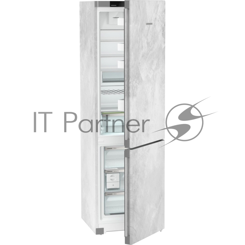 Холодильники LIEBHERR/ Plus, EasyFresh 1 контейнер, МК NoFrost.., 3 контейнера МК, в. 201,5 см, ш. 60 см, класс ЭЭ A++, внутренние ручки, цвет Portland Concrete (цемент)