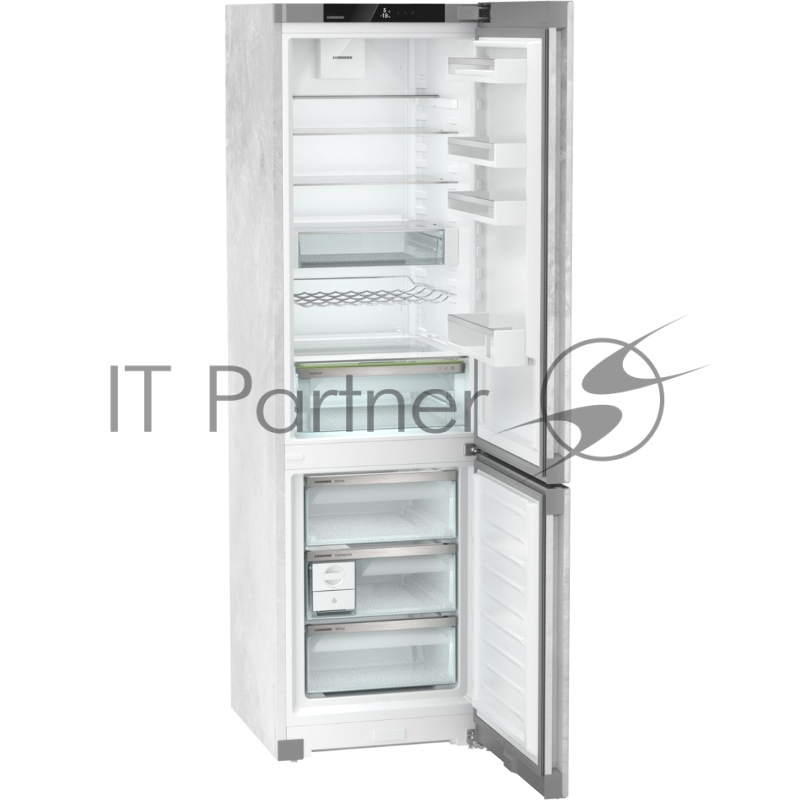 Холодильники LIEBHERR/ Plus, EasyFresh 1 контейнер, МК NoFrost.., 3 контейнера МК, в. 201,5 см, ш. 60 см, класс ЭЭ A++, внутренние ручки, цвет Portland Concrete (цемент)