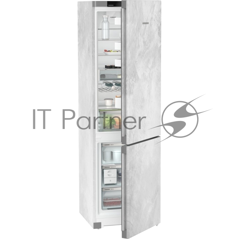 Холодильники LIEBHERR/ Plus, EasyFresh 1 контейнер, МК NoFrost.., 3 контейнера МК, в. 201,5 см, ш. 60 см, класс ЭЭ A++, внутренние ручки, цвет Portland Concrete (цемент)