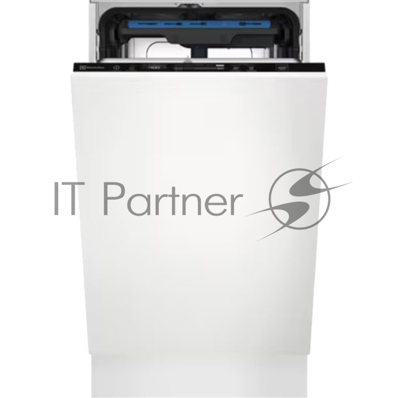 Встраиваемые посудомоечные машины ELECTROLUX/ Встраиваемая узкая посудомоечная машина, загрузка на 10 комплектов посуды, сенсорное управление, 8 программ, сушка: стандартная (конденсация)/с открыванием дверцы, индикация на полу: луч