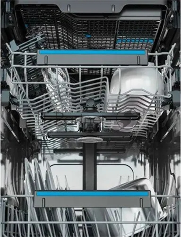 Встраиваемая посудомоечная машина ELECTROLUX/ Встраиваемая посудомоечная машина 45 см, загрузка на 9 комплектов посуды, сенсорное управление, 8 программ, 44.6x55x82 см, черный цвет, сушка: с открыванием дверцы, индикация на полу: луч