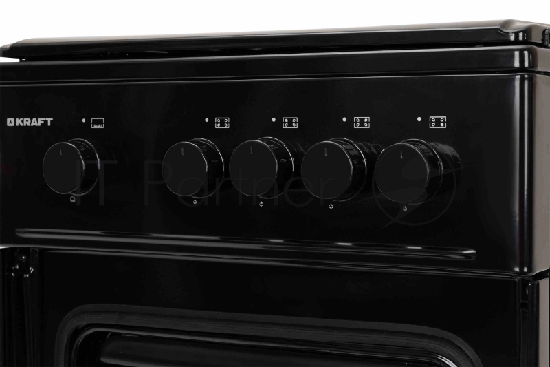 KRAFT KF-FSK5301GBL Газовая плита черный