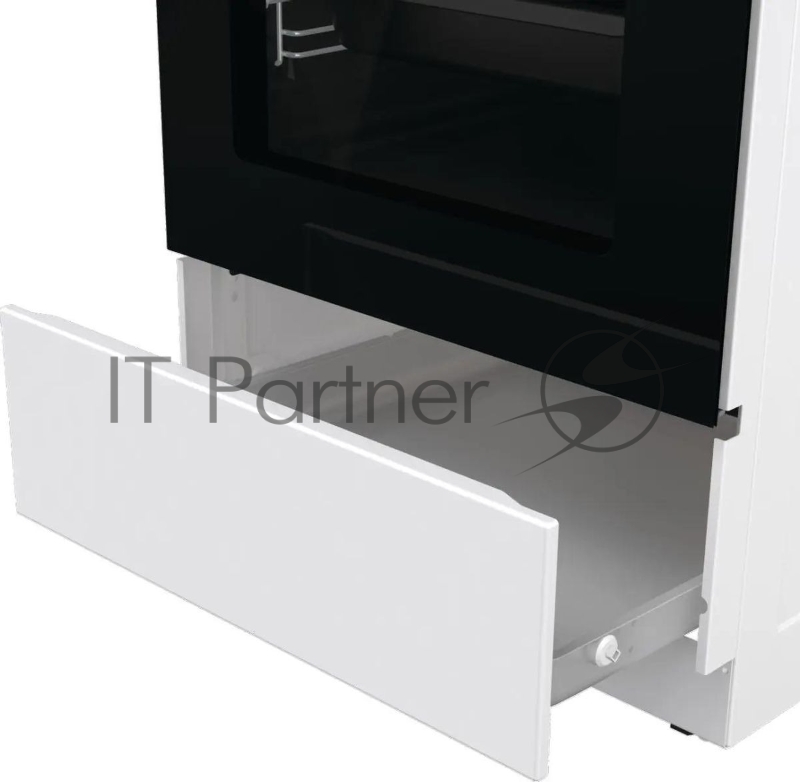 Плита Электрическая Gorenje GEC5C42WG белый стеклокерамика (без крышки)