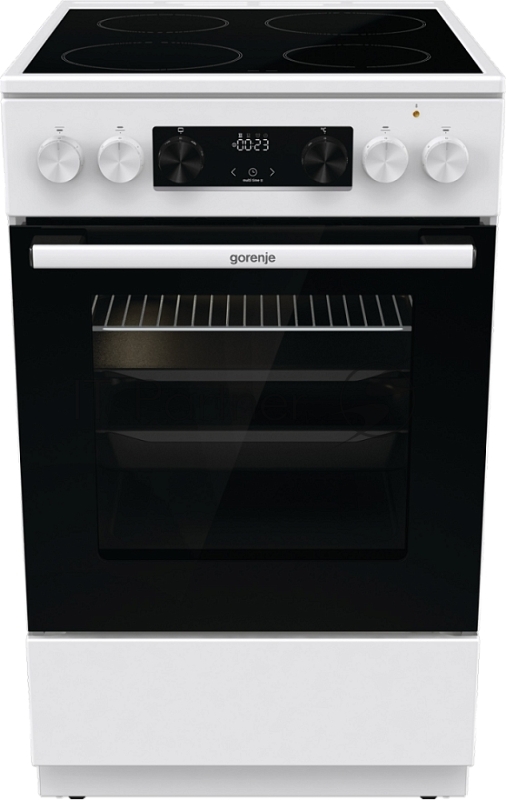 Плита Электрическая Gorenje GEC5C42WG белый стеклокерамика (без крышки)