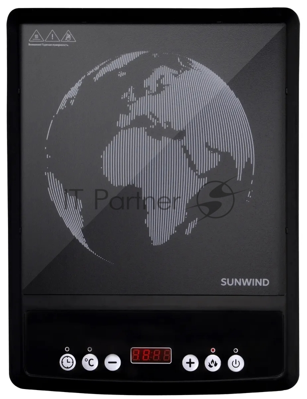 Плита Индукционная SunWind SCI-0501 черный стеклокерамика (настольная)