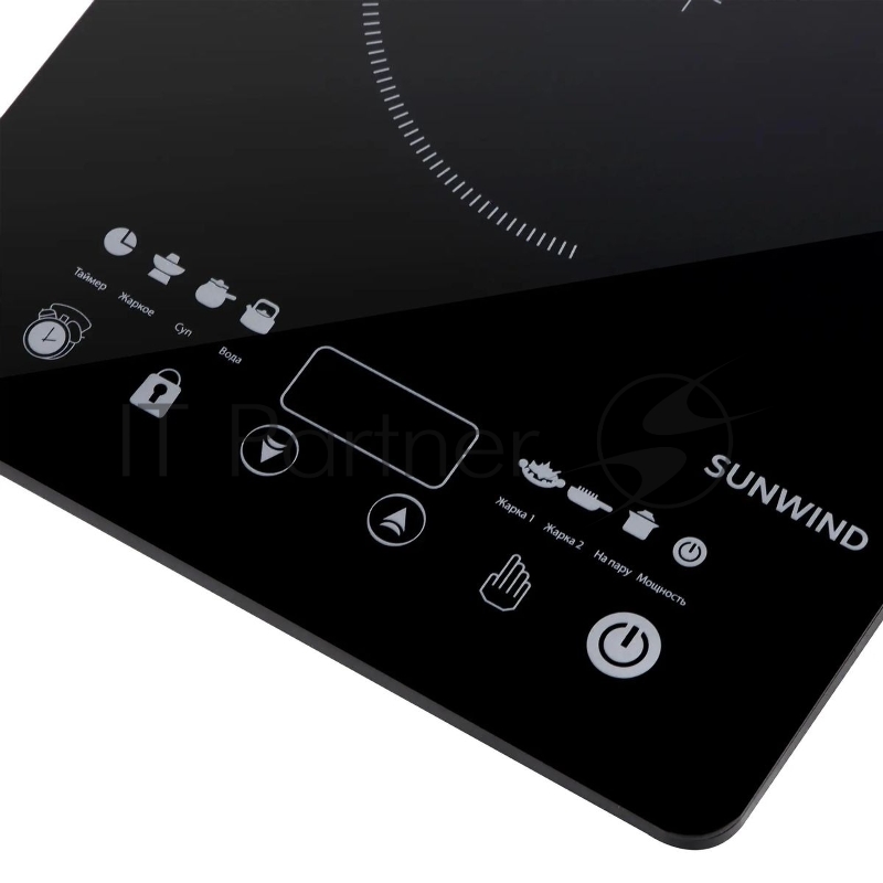 Плита Индукционная SunWind SCI-0502 черный стеклокерамика (настольная)