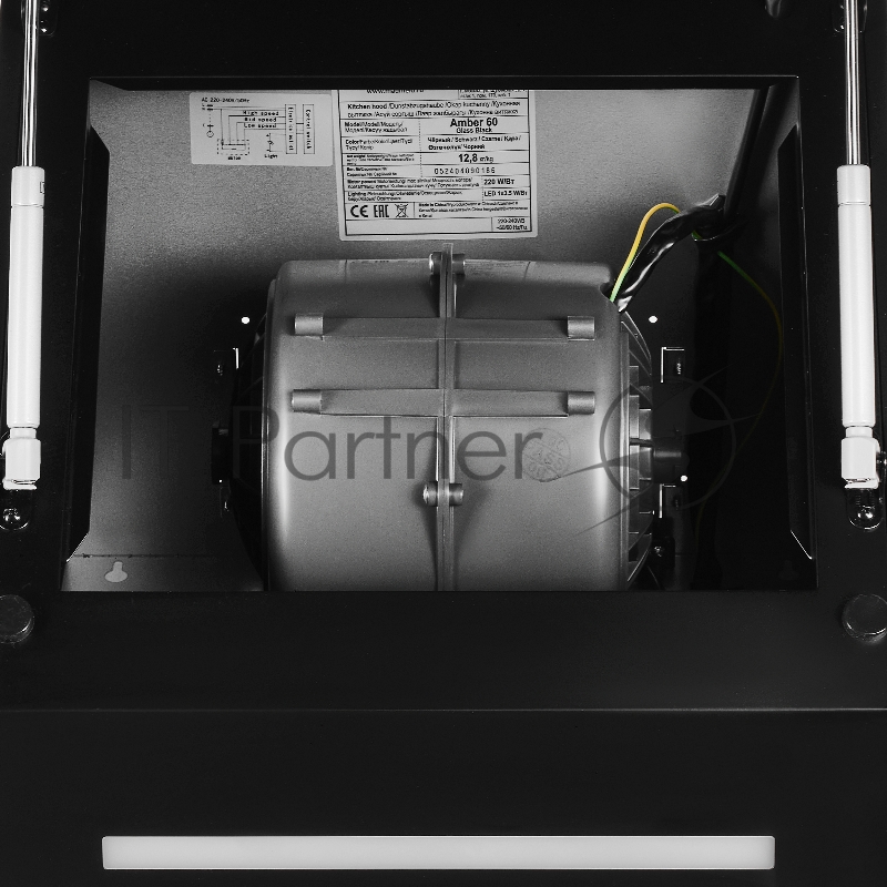 Кухонная вытяжка MAUNFELD Amber 60 Glass черный
