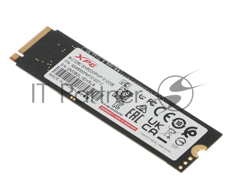 Жесткий диск SSD ADATA M.2 2280 512GB AGAMMIXS70B-512G-CS