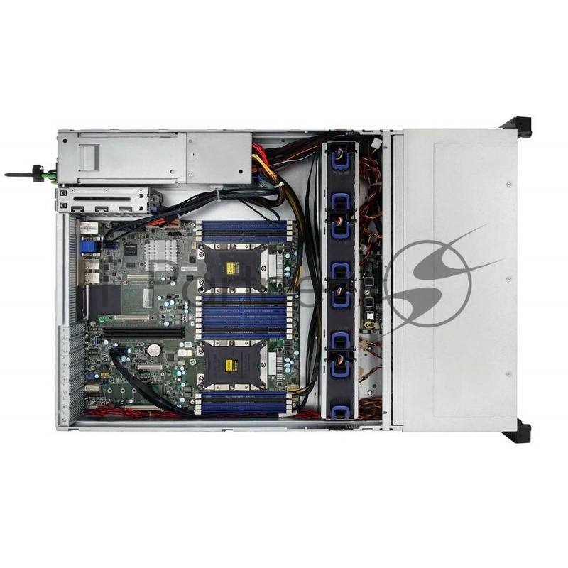 Компьютерный корпус InWin IW-RS224-07 SLIMSAS BP 1200W*2/PDB/FAN 8038mm*4/ SLIMSAS*8 + SAS3 expander BP + rear 2.5 HDD module, tray with GRAY color without NVMe symbol mark/28RAIL/power cord*2