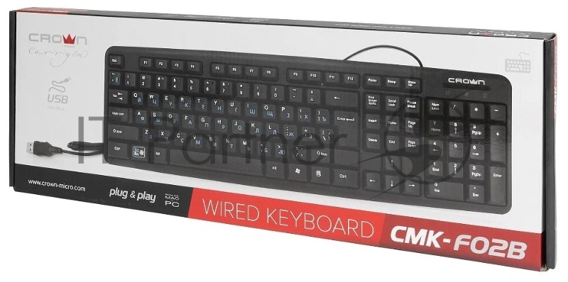 Клавиатура CROWN CMK-F02B (OEM)