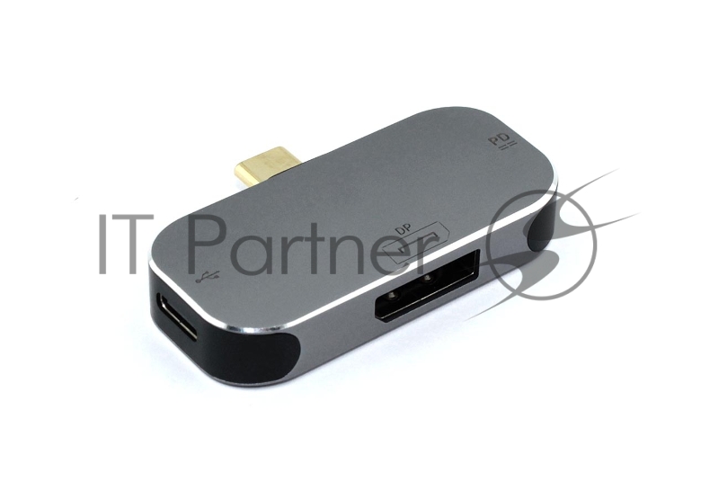 Адаптер Type C на Display Port + Type C + PD