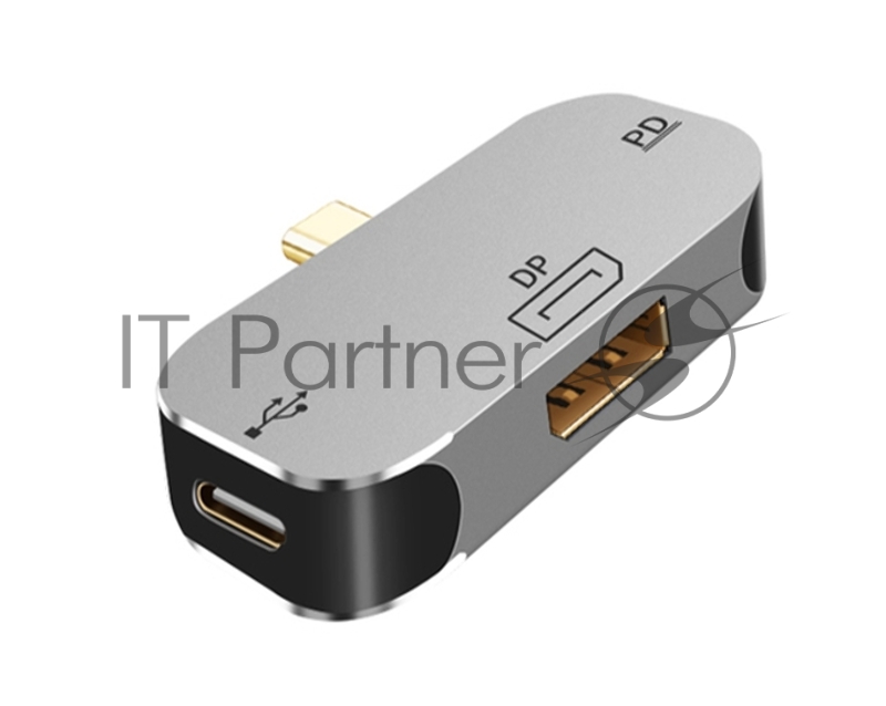 Адаптер Type C на Display Port + Type C + PD