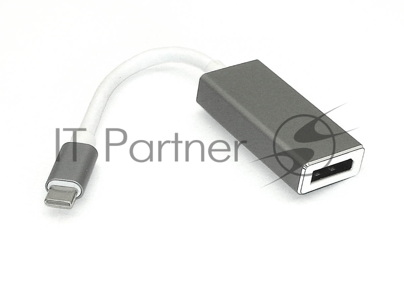 Адаптер Type-C на Display Port, серый