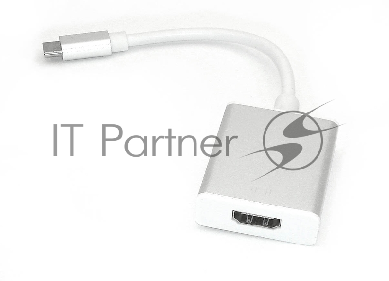 Адаптер Type-C на HDMI, серебро