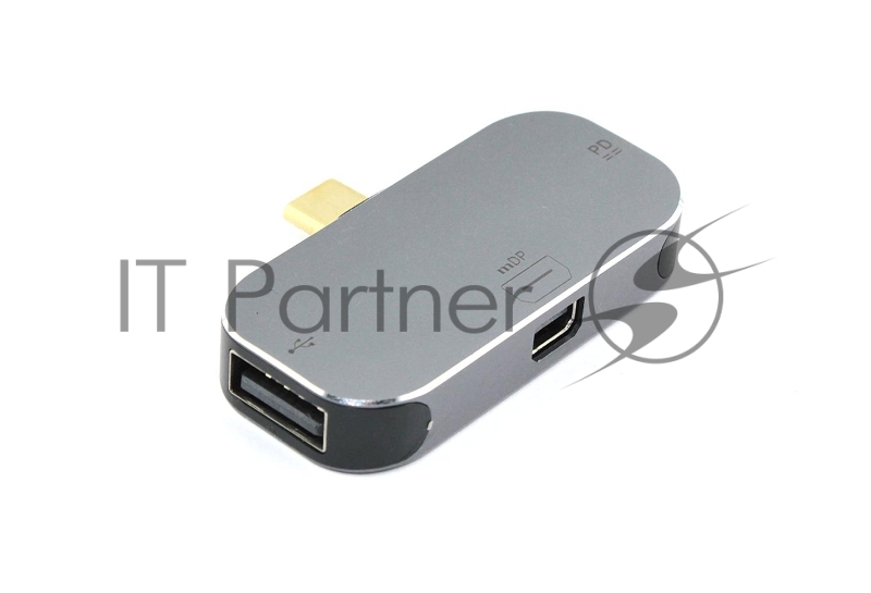 Адаптер Type C на Mini Display Port + USB + PD