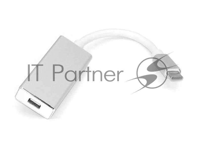 Адаптер Type-C на mini Display Port, серебро