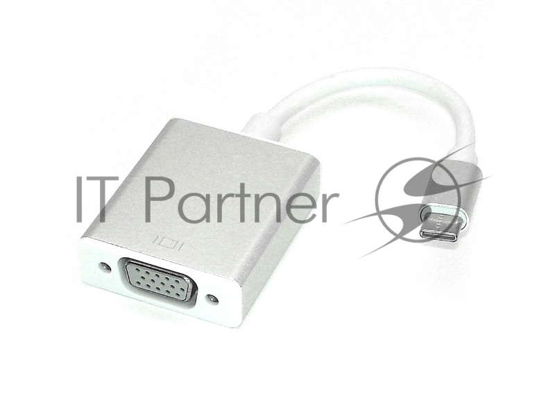 Адаптер Multiport Type-C на VGA для MacBook, серебристый