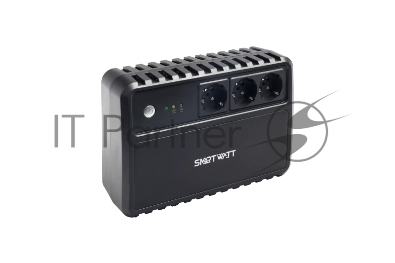 ИБП SMARTWATT UPS SAFE 600 Line-interactive 600VA/360W Brick (Euro x3, LED, 255x175x93(мм), 4,2 кг, гарантия 24мес. (ИБП