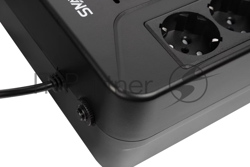 ИБП SMARTWATT UPS SAFE PRO LCD 600 Line-interactive 600VA/360W Brick (Euro x8, USB, RJ11/RJ45 protection, LCD, 275x210x9