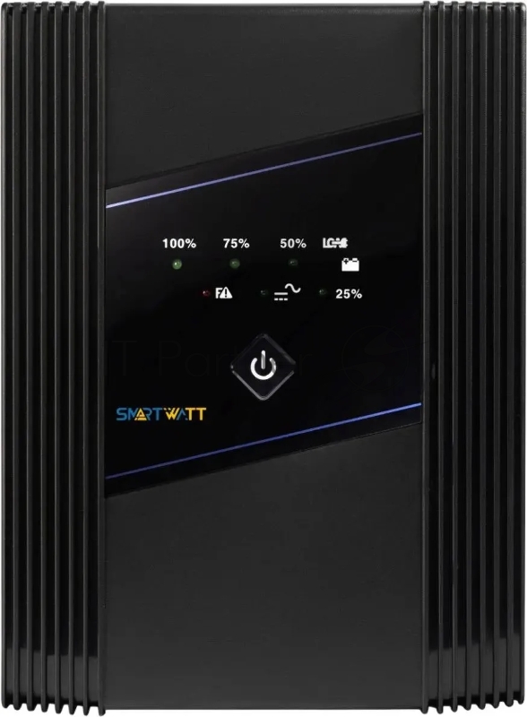 ИБП SMARTWATT UPS UNI 1000 Line-interactive 1000VA/600W Tower (Euro x2, IEC C13 x3, LED, 315x148x198(мм), 9 кг, гарантия