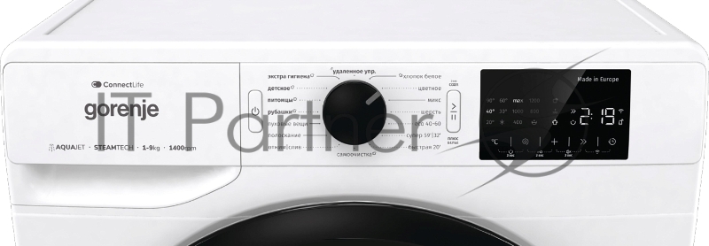 Стиральная машина Gorenje WPNEI94A1SWIFI/C класс: A+++ загр.фронтальная макс.:9кг белый инвертер