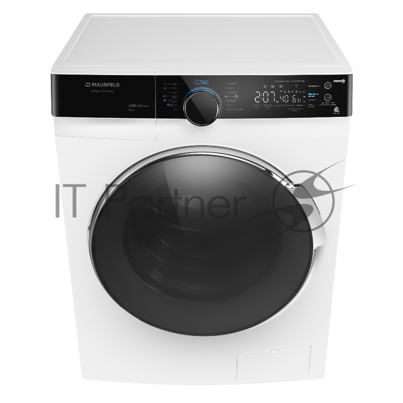 Стиральная машина с инвертором и паром MAUNFELD MFWM127STWH06