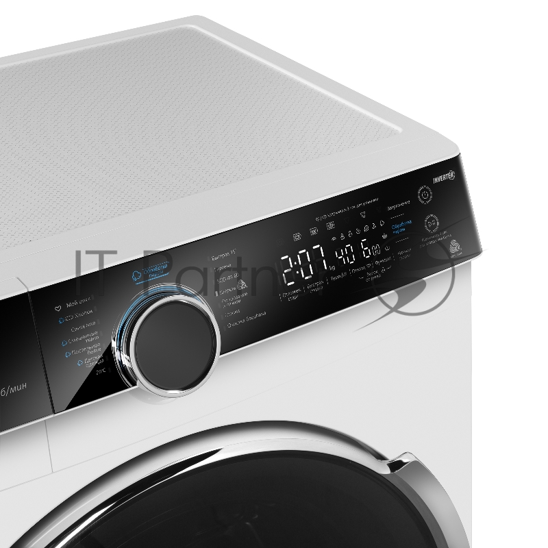 Стиральная машина с инвертором и паром MAUNFELD MFWM127STWH06