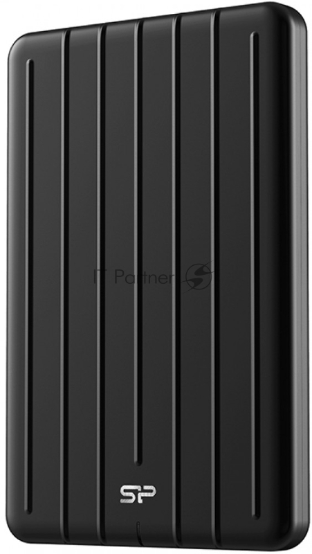 Накопитель External SSD Silicon Power 256Gb Bolt B75 Pro <SP256GBPSD75PSCK> (USB 3.1 Gen2 Type C, 520/450Mbs, противоударный MIL-STD 810G, 124х82х12mm, 75g) Black