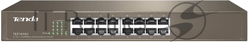 Коммутатор 16PORT 10/100M TEF1016D TENDA
