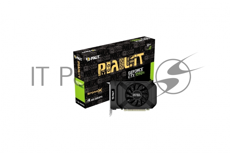 Видеокарта Palit GeForce GTX 1050 Ti StormX 4ГБ (GeForce GTX 1050 Ti, DDR5, DVI, HDMI, DP) (PCI-E)
