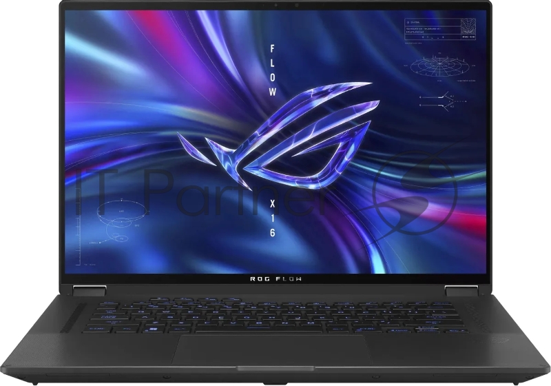 Ноутбук Asus ROG Flow GV601VI-NL062W Core i9 13900H 32Gb SSD1Tb NVIDIA GeForce RTX4070 8Gb 16 IPS Touch WQXGA (2560x1600) Windows 11 Home black WiFi BT Cam (90NR0G01-M00390)