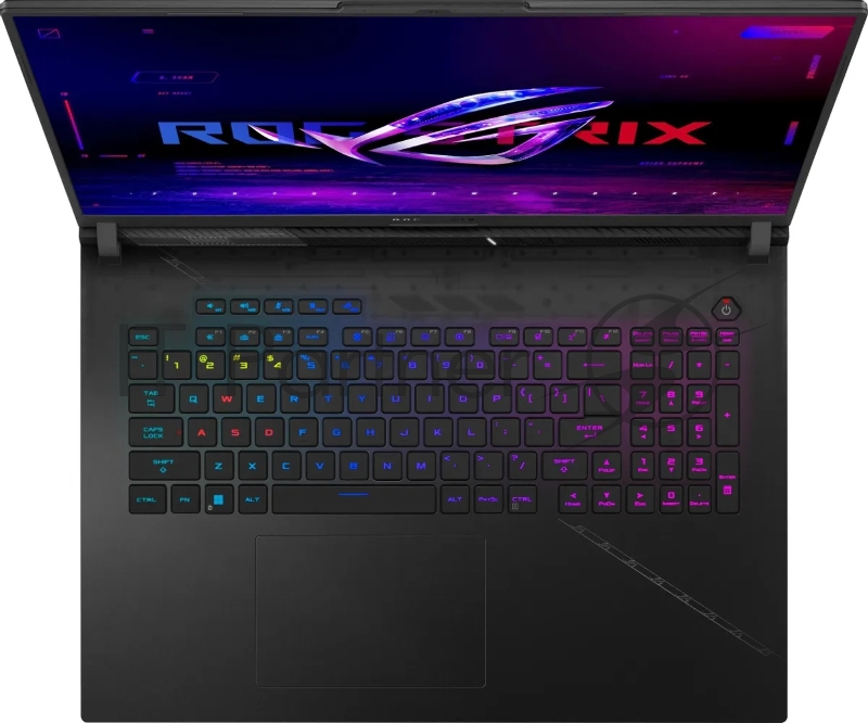 Ноутбук Asus ROG Strix Scar 18 G834JYR-R6153W Core i9 14900HX 64Gb SSD2Tb NVIDIA GeForce RTX4090 16Gb 18 IPS WQXGA (2560x1600) Windows 11 Home black WiFi BT Cam (90NR0IP2-M00780)