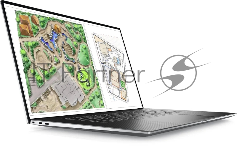 Ноутбук Dell Precision 5770 Core i7 12700H 16Gb SSD512Gb NVIDIA GeForce RTX A2000 8Gb 17 WVA Touch UHD+ (3840x2400) Windows 11 Professional silver WiFi BT Cam (5770-7652)