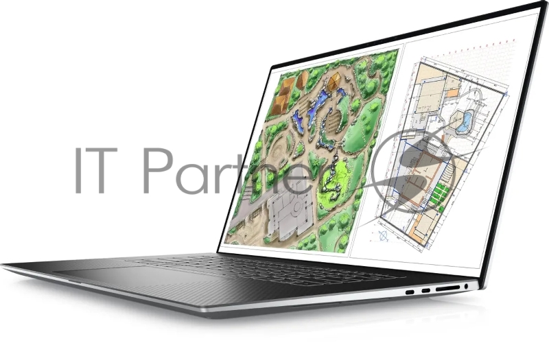 Ноутбук Dell Precision 5770 Core i7 12700H 16Gb SSD512Gb NVIDIA GeForce RTX A2000 8Gb 17 WVA Touch UHD+ (3840x2400) Windows 11 Professional silver WiFi BT Cam (5770-7652)