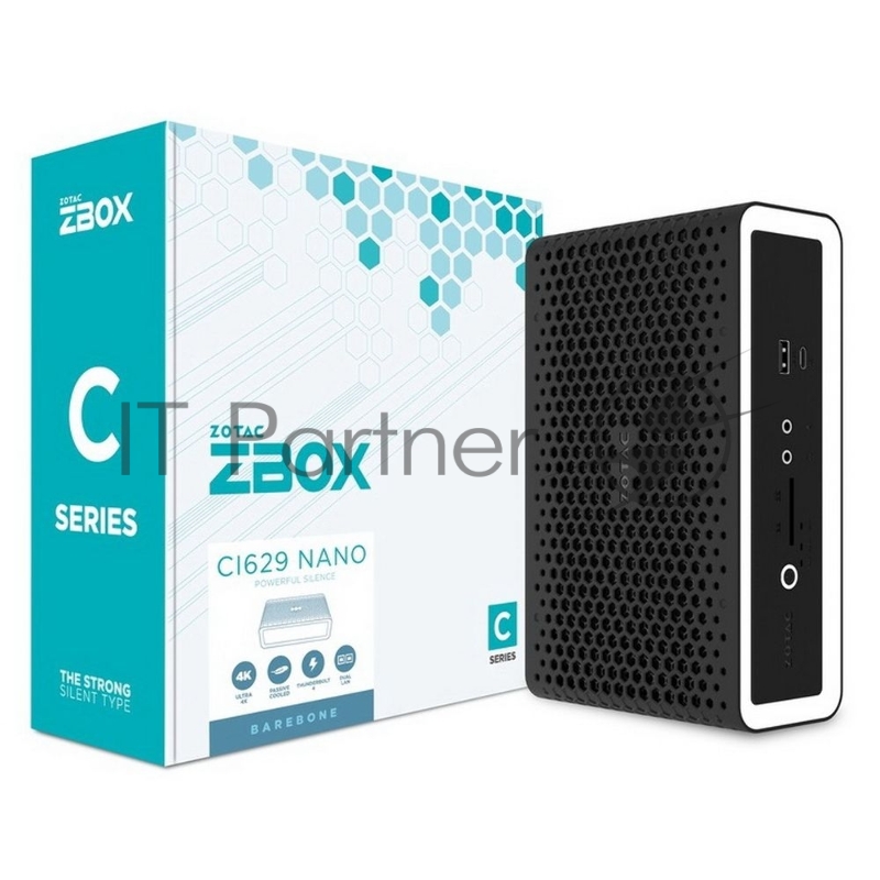 Мини ПК ZOTAC ZBOX CI629 NANO,Intel Core-i3-1315U, 2x DDR5 SODIMM, 2.5 SATA 6.0 Bay, 2x GLAN, wifi, bt, DP/HDMI