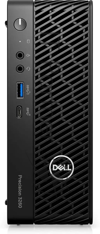 ПК Dell Precision 3260 Compact i5 13500 (2.5) 16Gb SSD1Tb T1000 4Gb CR Linux Ubuntu GbitEth 240W мышь клавиатура черный (3260-5610)
