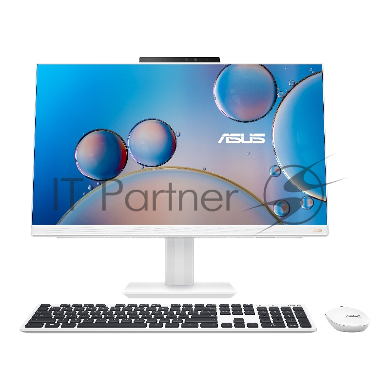 Моноблок Asus A5402WVA-WPC0040 23.8 Full HD i5 1340P (1.9) 16Gb SSD512Gb UHDG CR noOS GbitEth WiFi BT 120W клавиатура мышь Cam белый 1920x1080