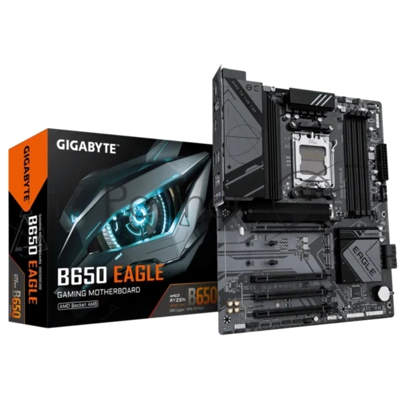 Материнская плата Gigabyte B650 EAGLE SocketAM5 AMD B650 4xDDR5 ATX AC`97 8ch(7.1) GbLAN RAID+HDMI+DP