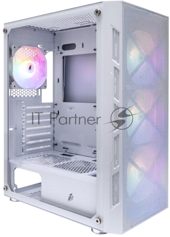 Клопус 1STPLAYER FIREBASE XP White / ATX / 4x120mm LED fans / XP-WH-4F1-W