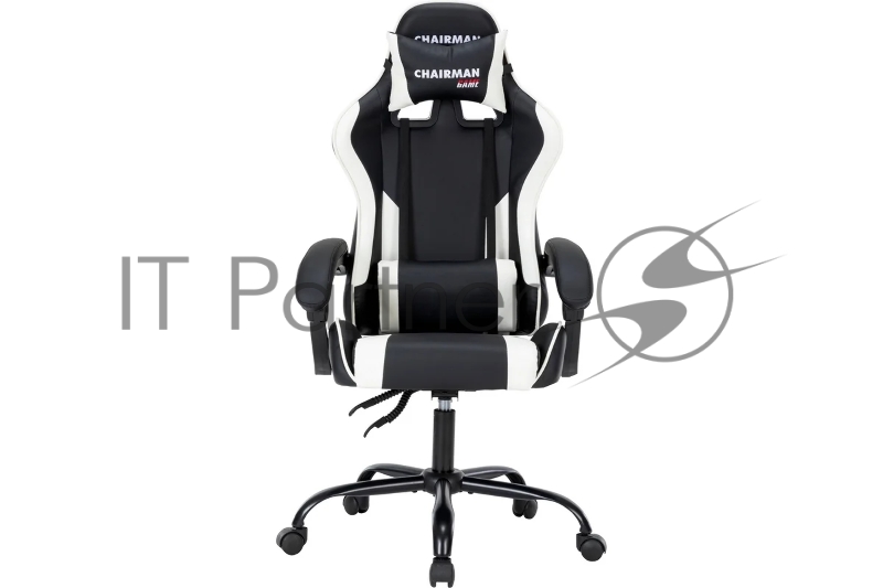 Офисное кресло Chairman CH41 экокожа, черно-белый (7145957)