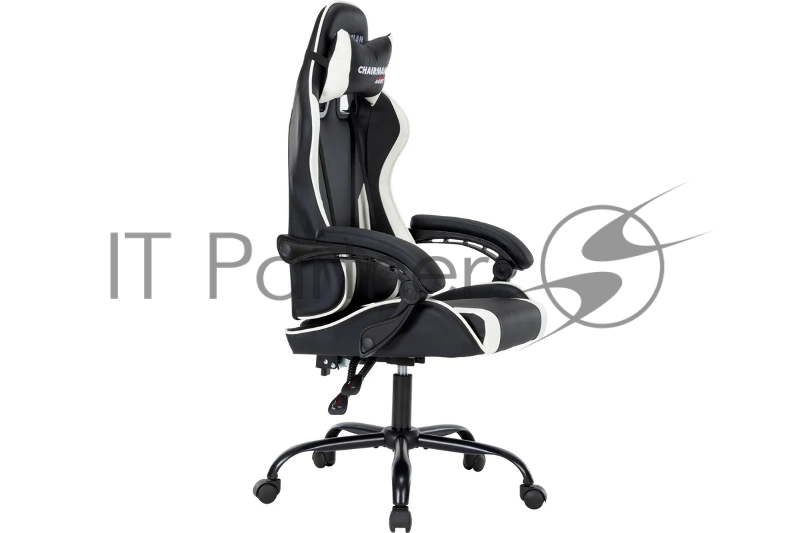 Офисное кресло Chairman CH41 экокожа, черно-белый (7145957)