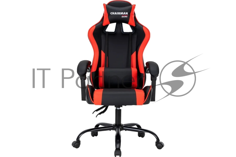 Офисное кресло Chairman CH41 экокожа, черно-красный (7145959)