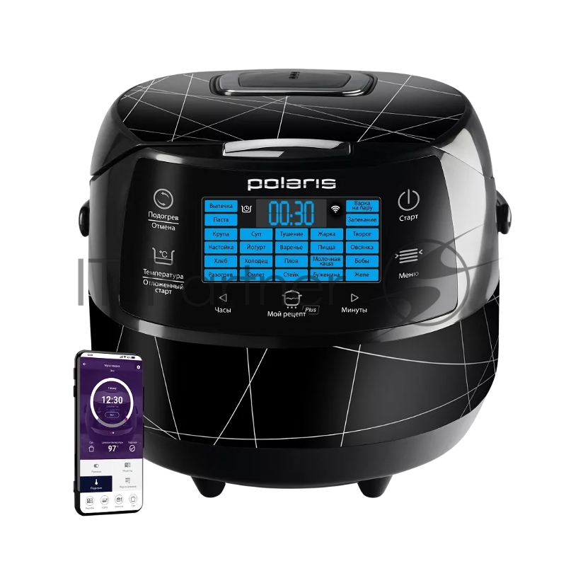 Мультиварка Polaris PMC 5017 5л серебристый