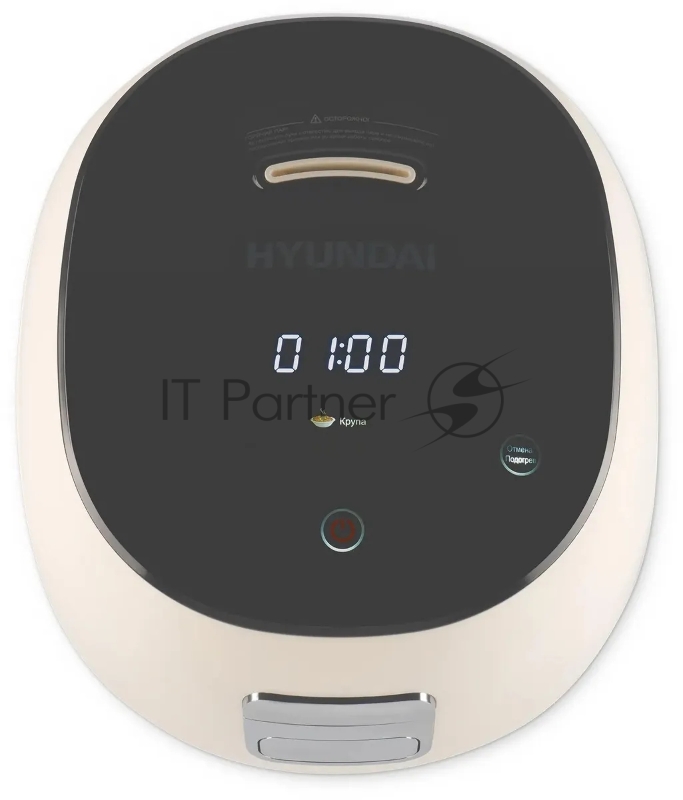 Мультиварка Hyundai HYMC-2408 3л 500Вт молочный/черный