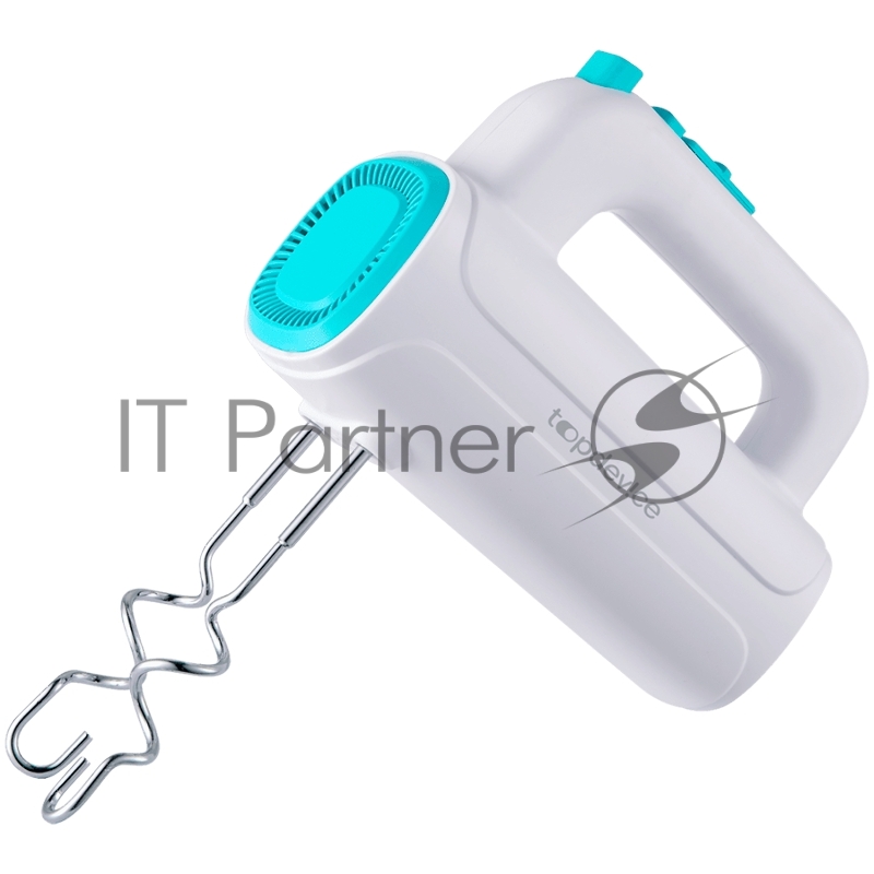 Topdevice Ручной миксер HM2 /300 Вт/Турборежим/ 5 скоростей/1 м/бело-голубой